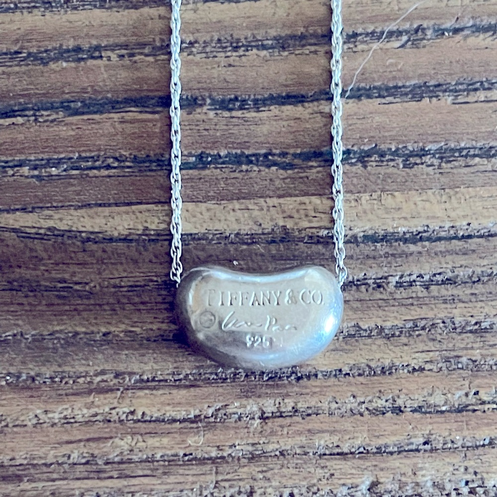 Tiffany Bean necklace. 925 Silver